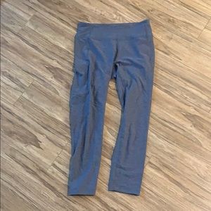Blue Grey Outdoor Voices Tech Sweat 7/8 Leggings